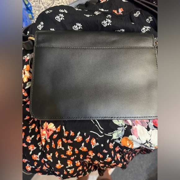 Aimee Kestenberg black leather purse with leopard print trim and stud details - Picture 11 of 16